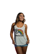WOMEN'S PALAKA RAINBOW WHITE TOP Shirts Hawaii's Finest SMALL 
