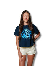 WOMEN'S PEOPLEʻS BRAND NAVY TOP Shirts Hawaii's Finest 