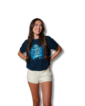 WOMEN'S PEOPLEʻS BRAND NAVY TOP Shirts Hawaii's Finest SMALL 