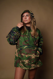 WOODLAND CAMO COLLAGE RAIN JACKET Jacket Hawaii's Finest 