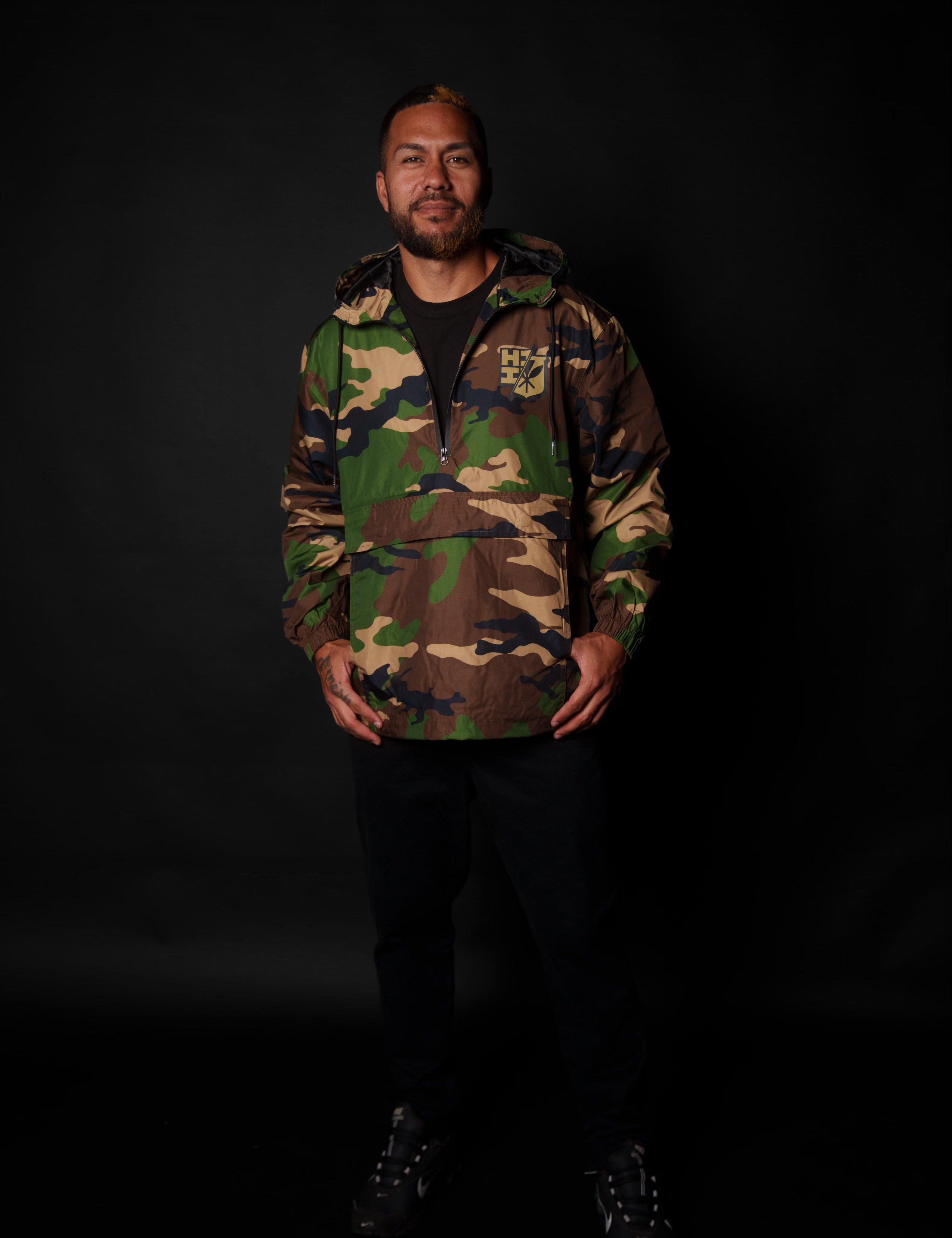 WOODLAND CAMO RAIN JACKET Jacket Hawaii's Finest 