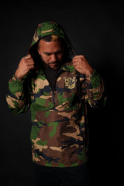 WOODLAND CAMO RAIN JACKET Jacket Hawaii's Finest X-SMALL 