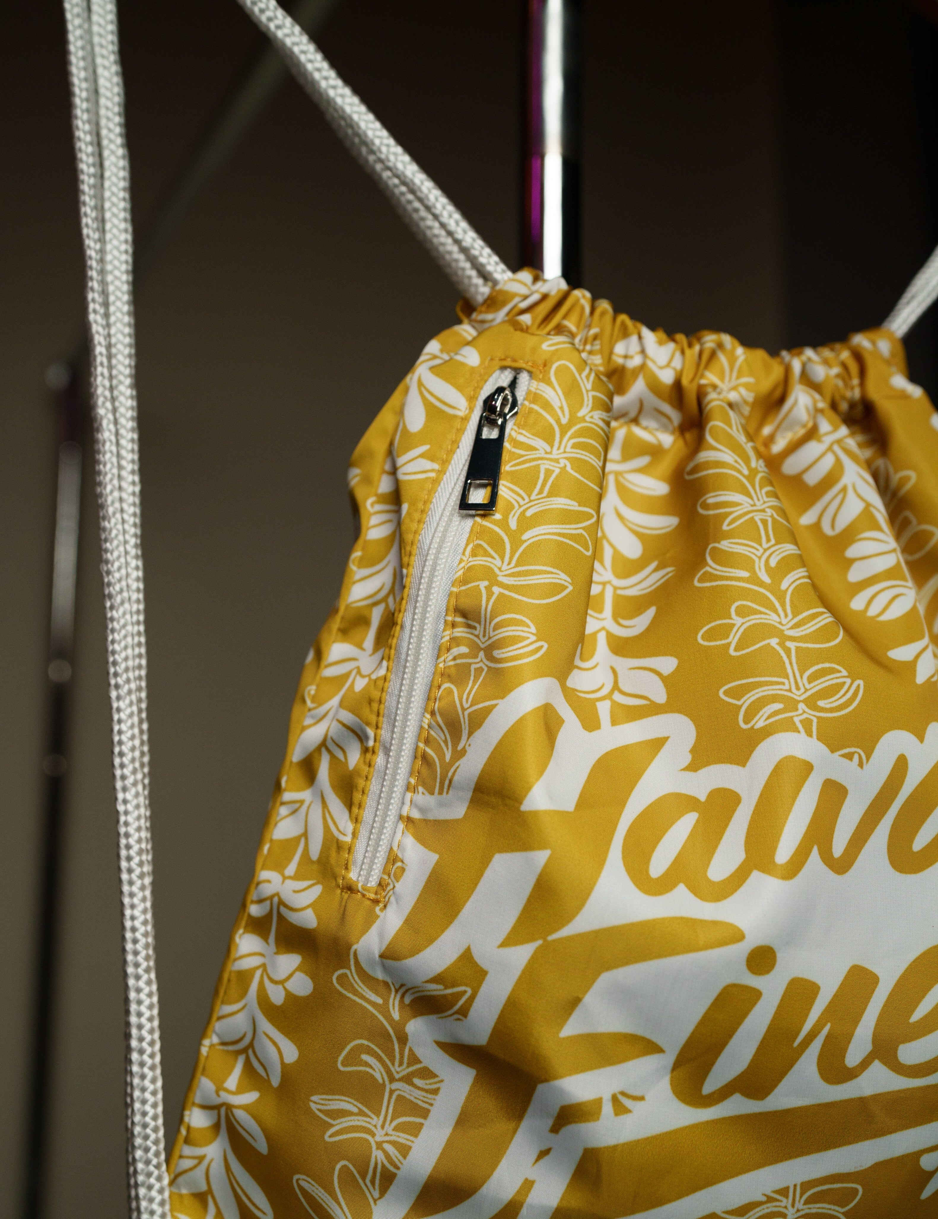 YELLOW LEIS DRAWSTRING Bags Hawaii's Finest 