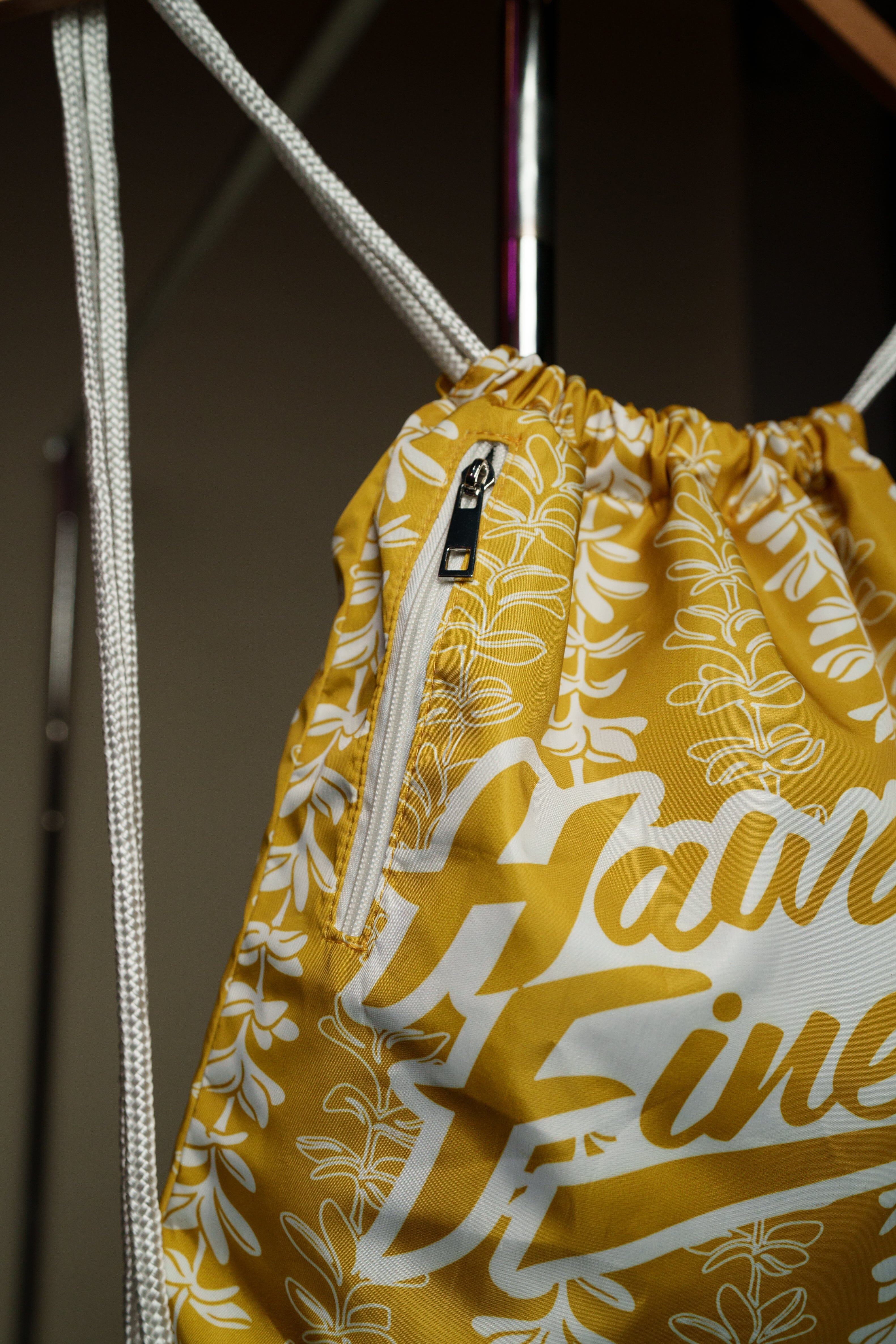 YELLOW LEIS DRAWSTRING Bags Hawaii's Finest 