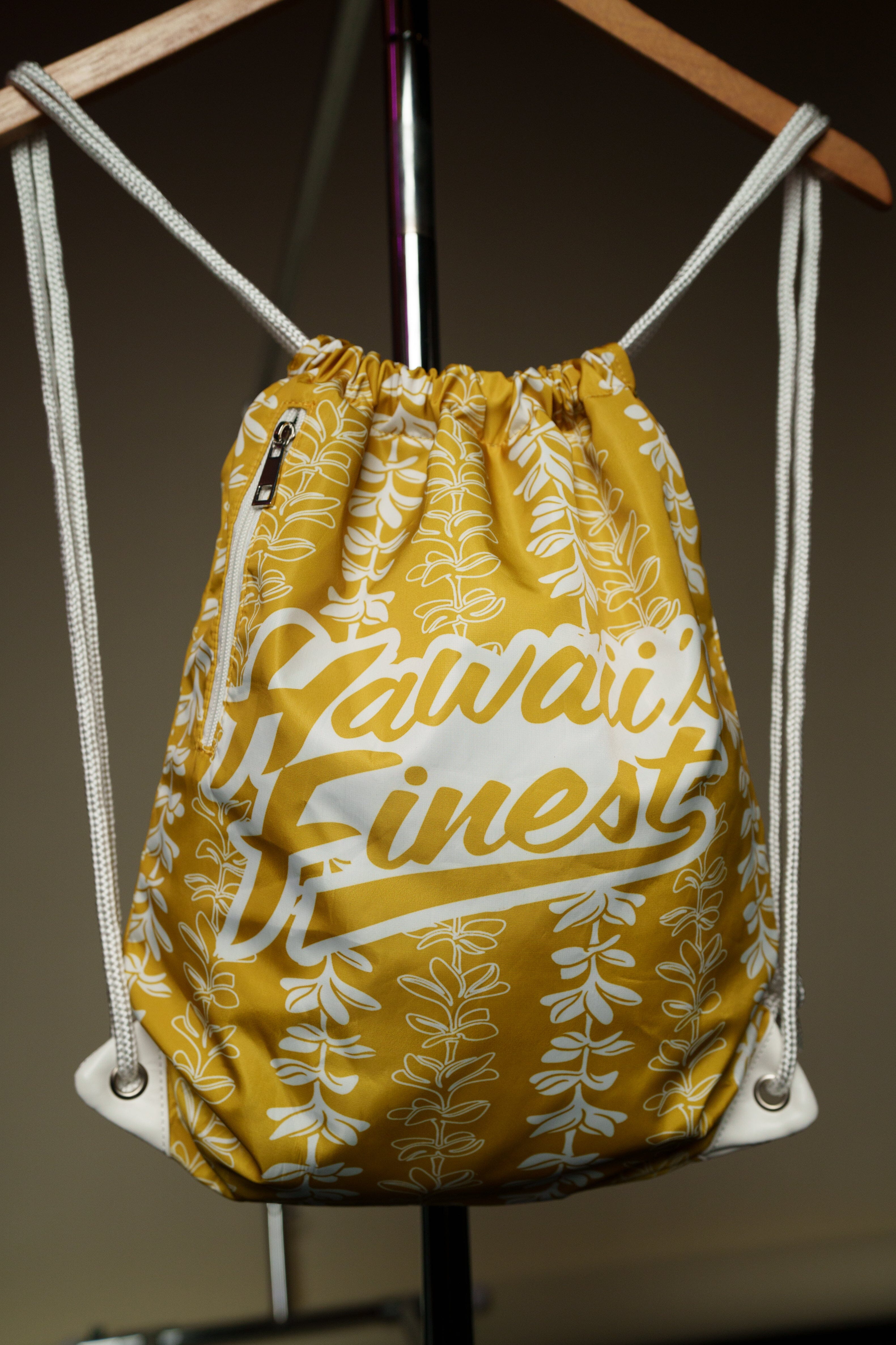 YELLOW LEIS DRAWSTRING Bags Hawaii's Finest 