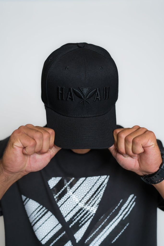 ALL BLACK HAWAII KANAKA HAT Hat Hawaii's Finest 