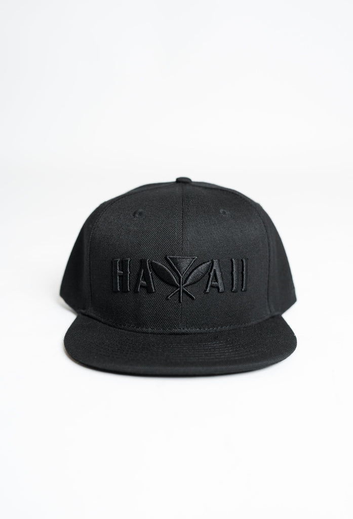 ALL BLACK HAWAII KANAKA HAT Hat Hawaii's Finest 