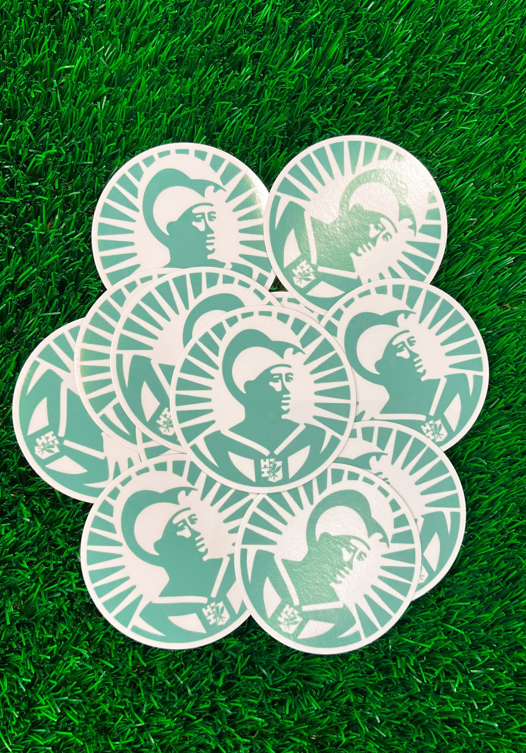 ALOHA WEEK STICKER - TEAL Utility Hawaii's Finest 