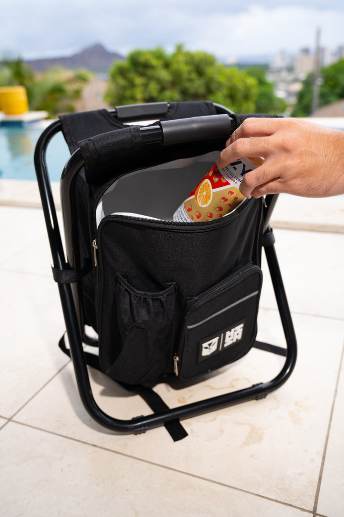 BLACK COOLER CHAIR BACKPACK Bags Hawaii's Finest 