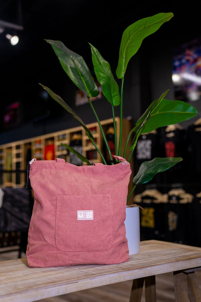 BLUSH CORDUROY TOTE Bags Hawaii's Finest 