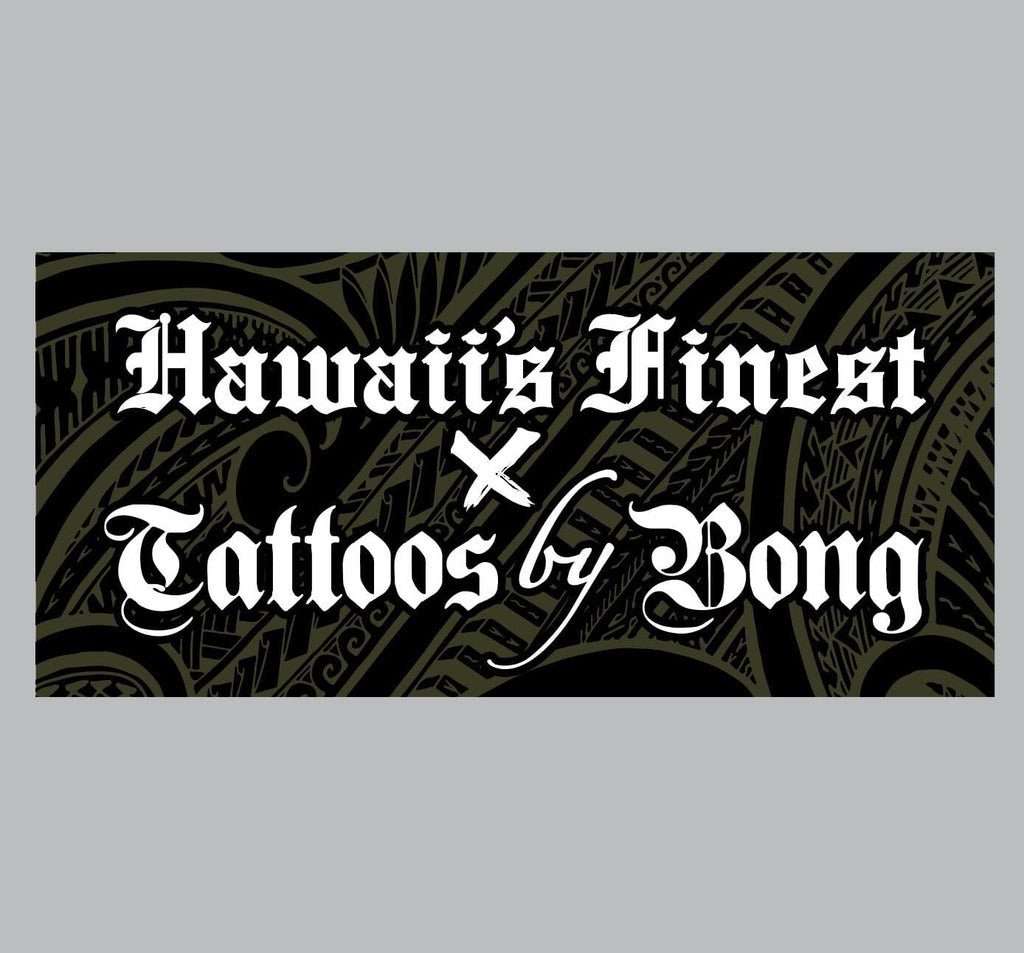 BONG X HIFI COLLAB STICKER Utility Hawaii's Finest 