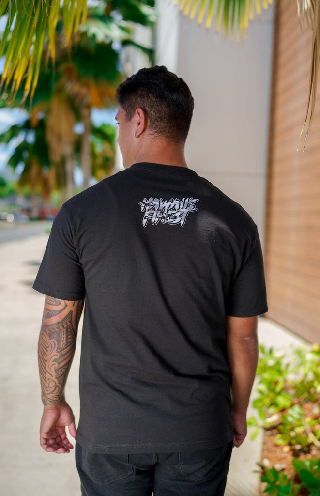 BRUSH CAMO SCRIPT GRAYS T-SHIRT Shirts Hawaii's Finest 