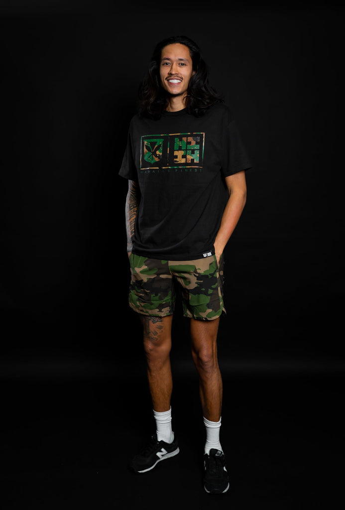 CAMO SIMPLE PERFORMANCE SHORTS Shorts Hawaii's Finest SMALL 