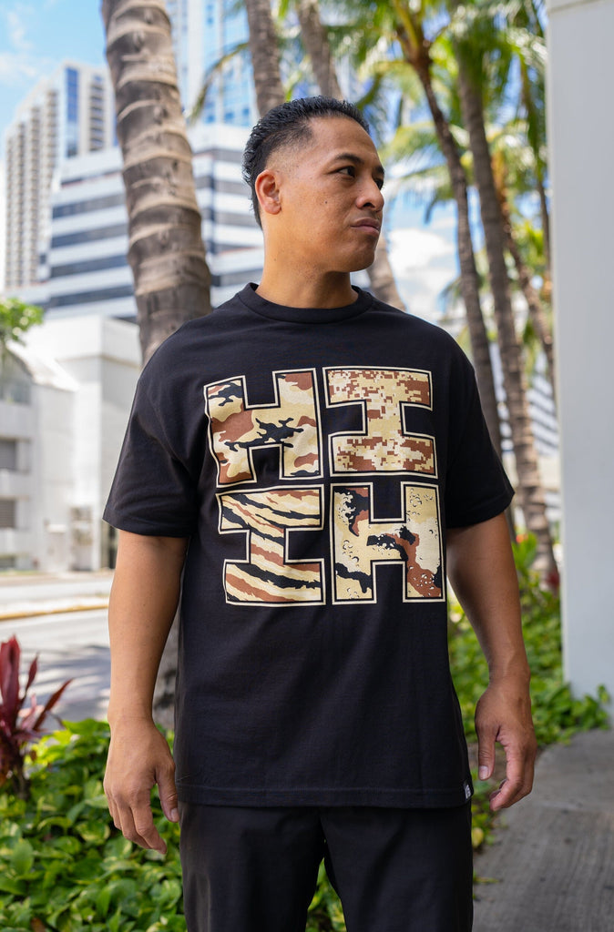CAMOLLAGE DESERT T-SHIRT Shirts Hawaii's Finest MEDIUM 