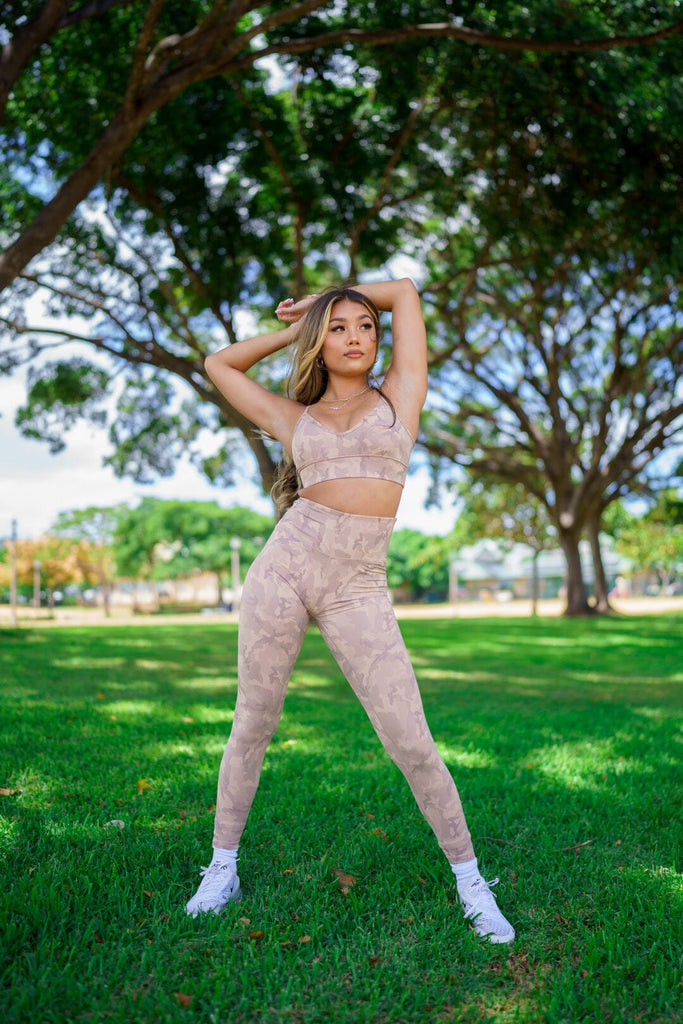 DAY CAMO LEGGINGS Activewear Hawaii's Finest SMALL 