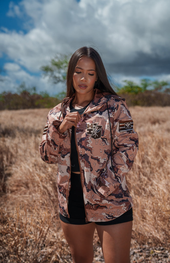 DESERT COMBAT CAMO MINI COLLECTION MILITARY JACKET Jacket Hawaii's Finest 