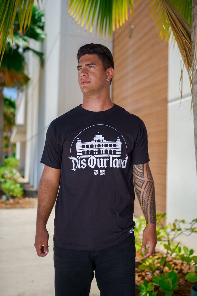 DISOURLAND BLACK T-SHIRT Shirts Hawaii's Finest MEDIUM 