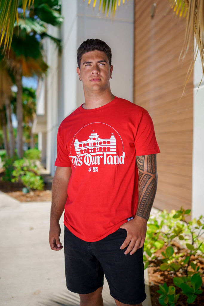 DISOURLAND RED T-SHIRT Shirts Hawaii's Finest 