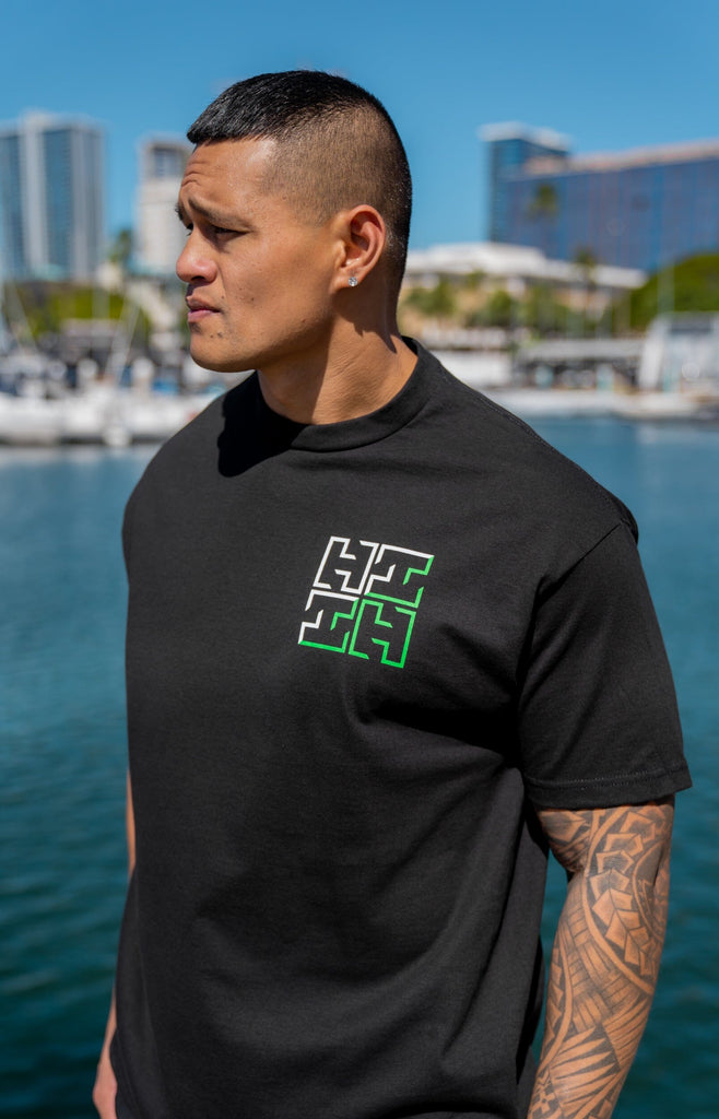 EDGE LOGO KELLY T-SHIRT Shirts Hawaii's Finest MEDIUM 