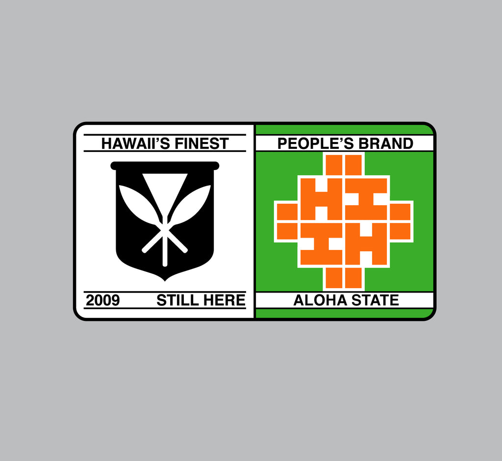 FULL COLOR STICKER - GREEN SAFETY Utility Hawaii's Finest 