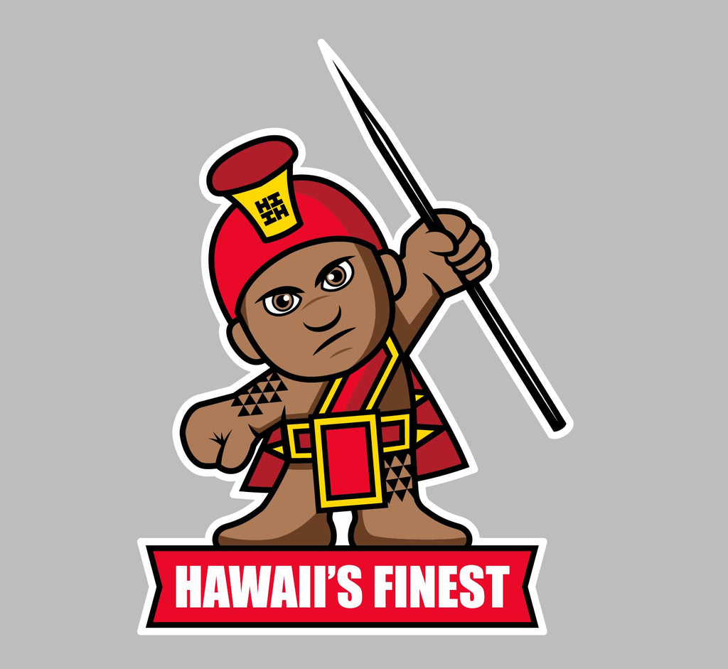 FULL COLOR STICKER - RED CHIEF Utility Hawaii's Finest 