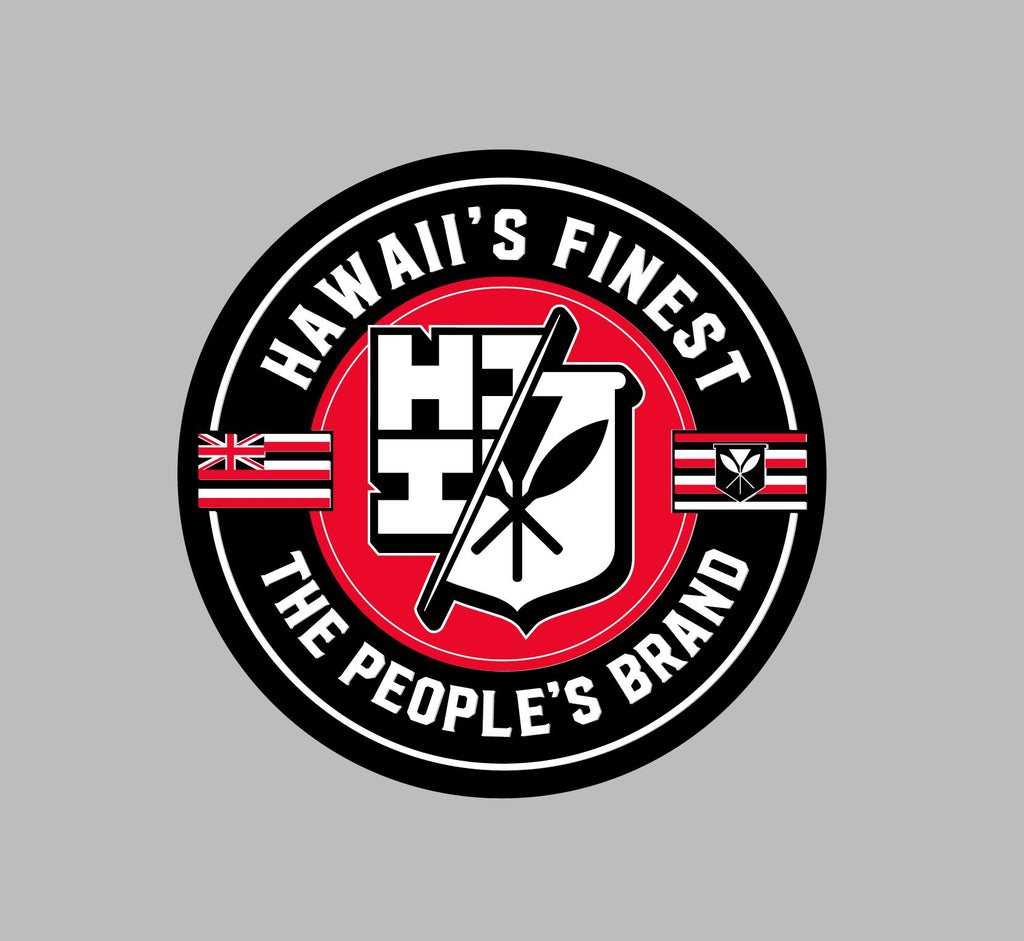 FULL COLOR STICKER - RED CREST Utility Hawaii's Finest 