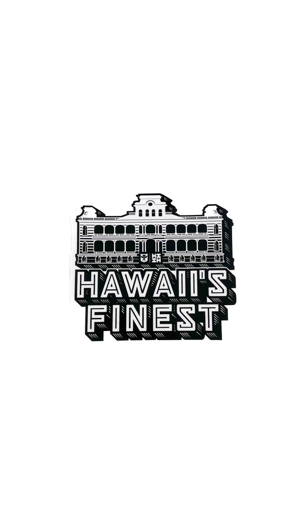 FULL COLOR STICKER - RETRO PALACE Utility Hawaii's Finest 