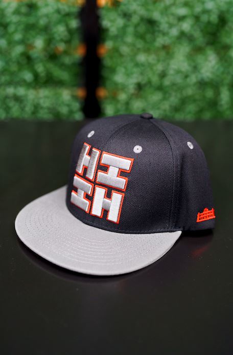 GRAY & RED HIFI LOGO HAT Hat Hawaii's Finest 
