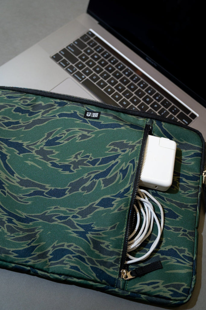 GREEN TIGER CAMO LAPTOP SLEEVES Utility Hawaii's Finest 