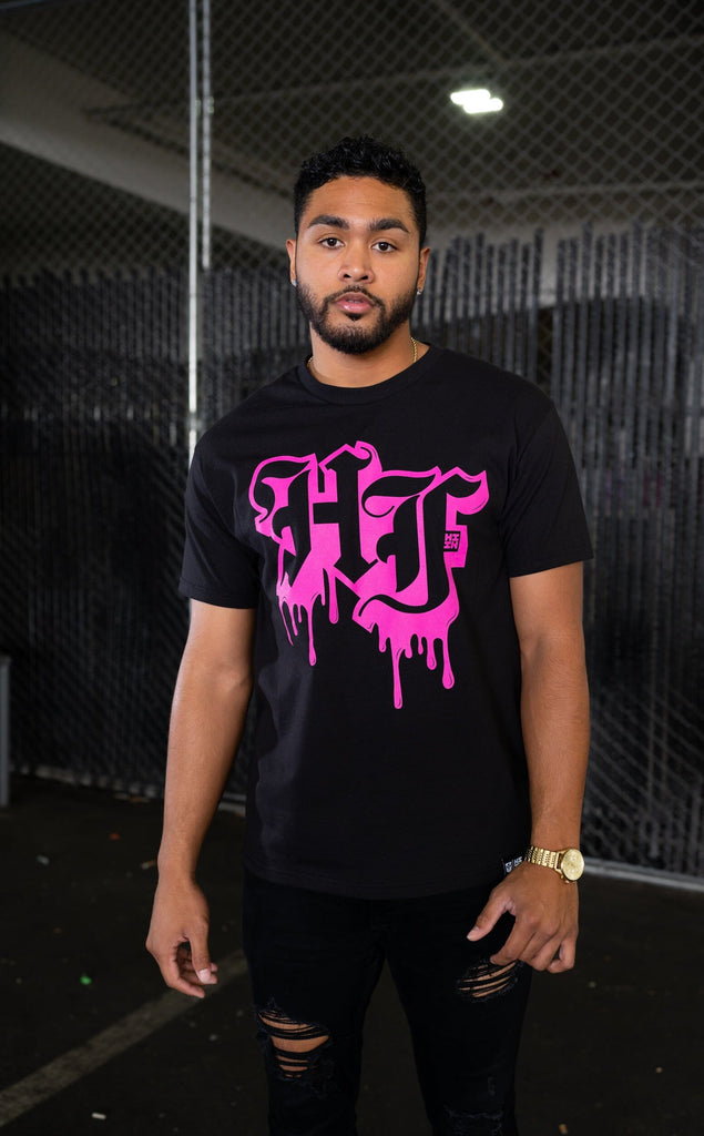 HF DRIP PINK T-SHIRT Shirts Hawaii's Finest MEDIUM 