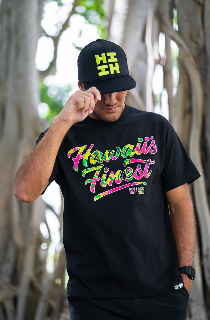 HI-VIS HIFI LOGO TRUCKER Hat Hawaii's Finest 