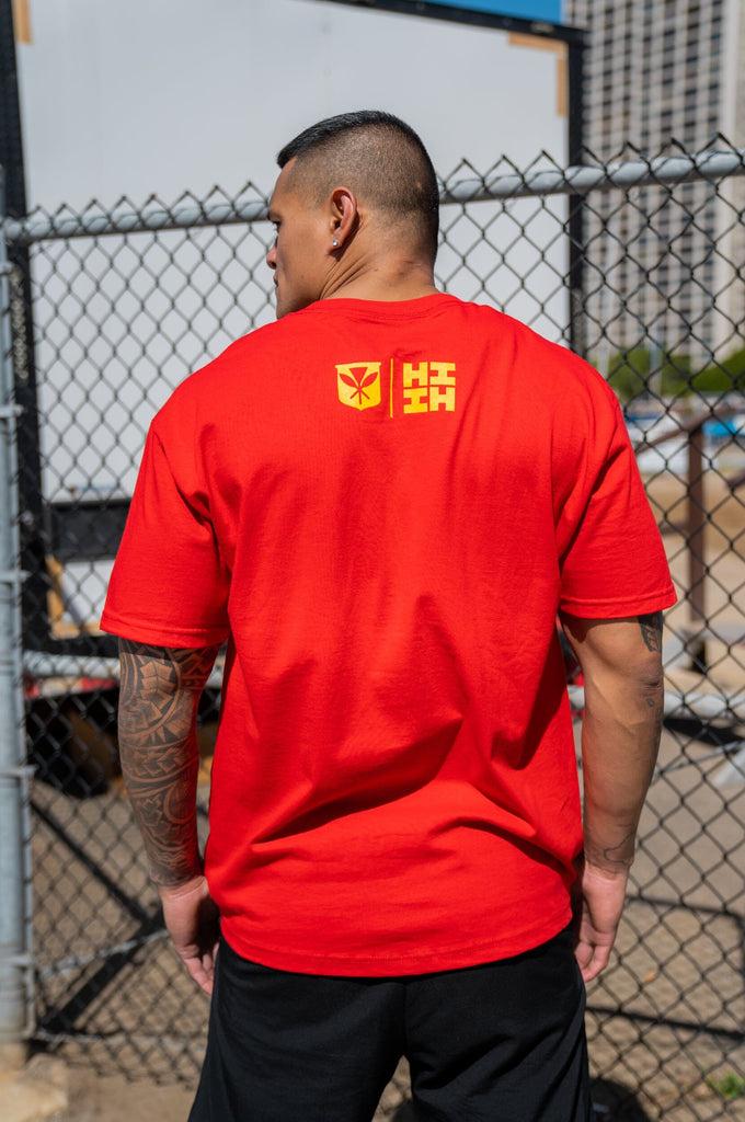 HIFI SHIELD RED T-SHIRT Shirts Hawaii's Finest 