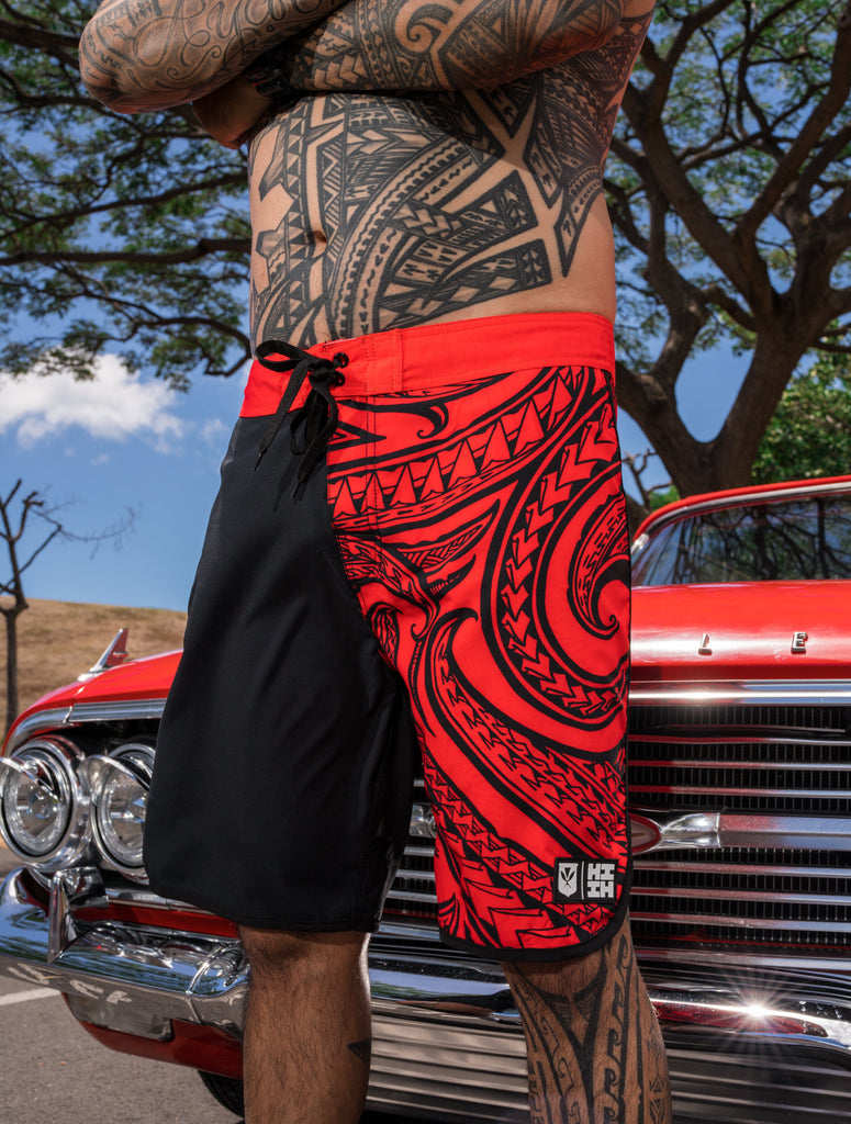 HIFI x BONG COLLAB BOARDSHORTS Shorts Hawaii's Finest 