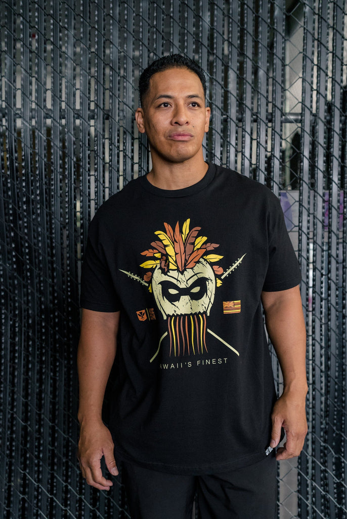 IKAIKA BROWNS T-SHIRT Shirts Hawaii's Finest MEDIUM 