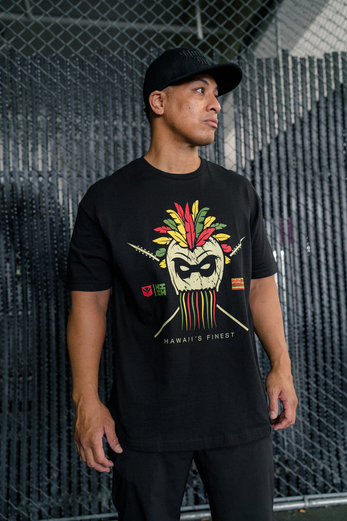IKAIKA RASTA T-SHIRT Shirts Hawaii's Finest MEDIUM 