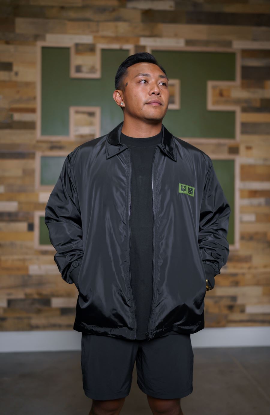 Hoodless 2024 windbreaker jacket