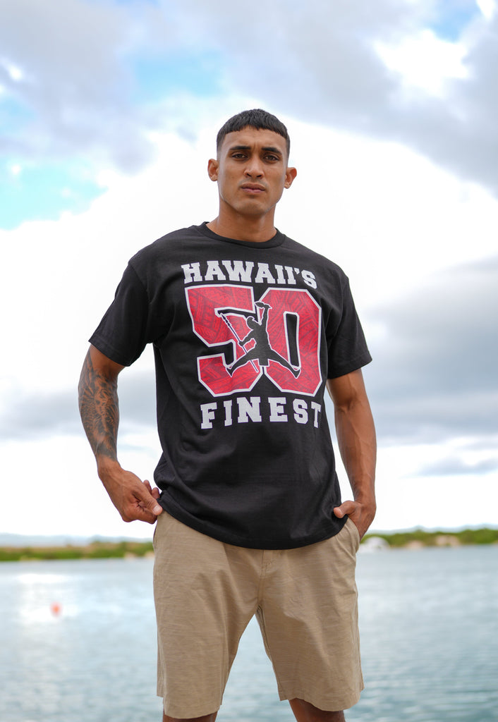 JUMPMAN 50 RED T-SHIRT Shirts Hawaii's Finest 