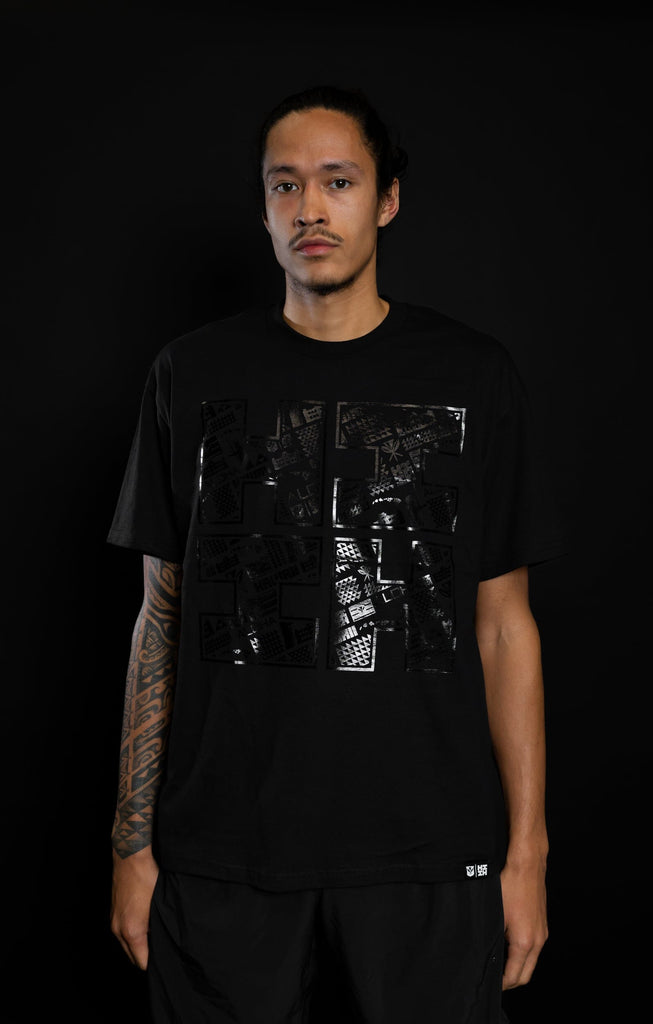 KANAKA LOGO BLACK T-SHIRT Shirts Hawaii's Finest 