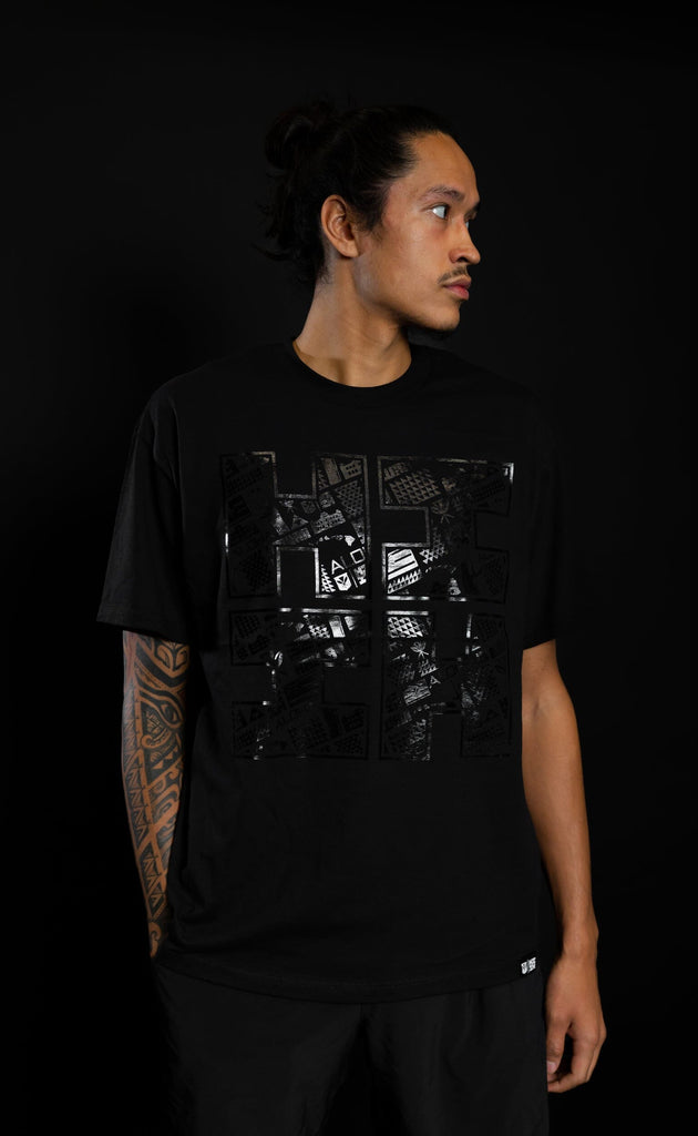 KANAKA LOGO BLACK T-SHIRT Shirts Hawaii's Finest MEDIUM 