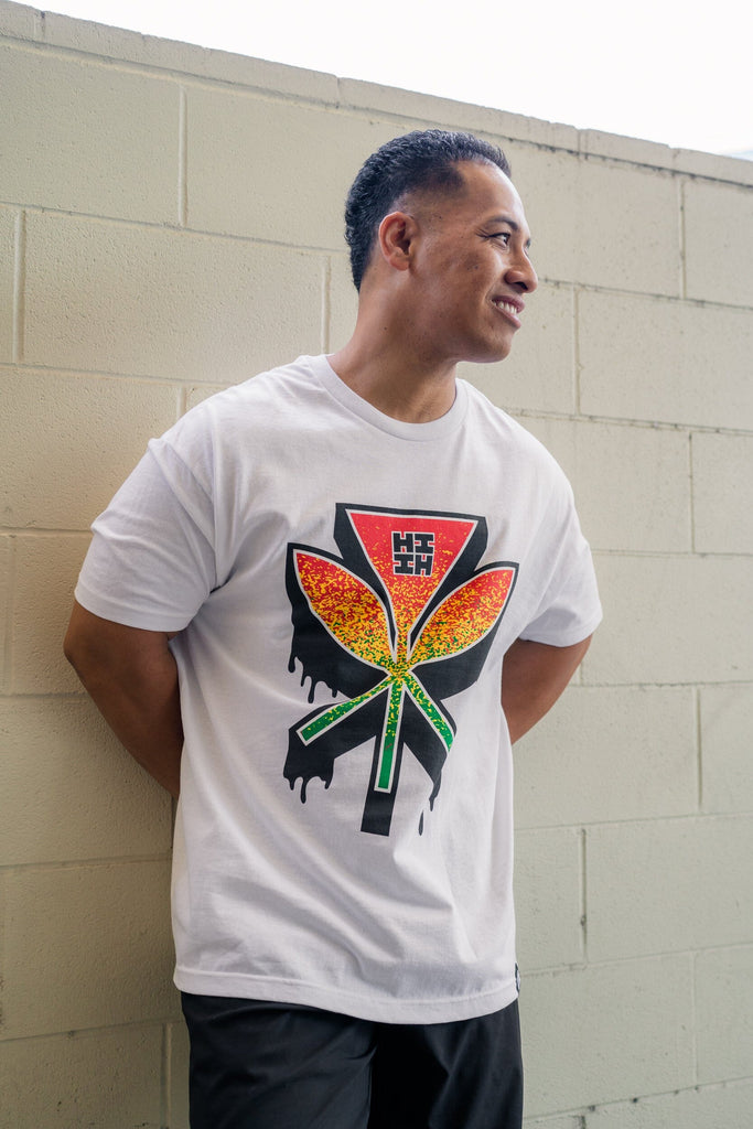 KANAKA RASTA T-SHIRT Shirts Hawaii's Finest MEDIUM 