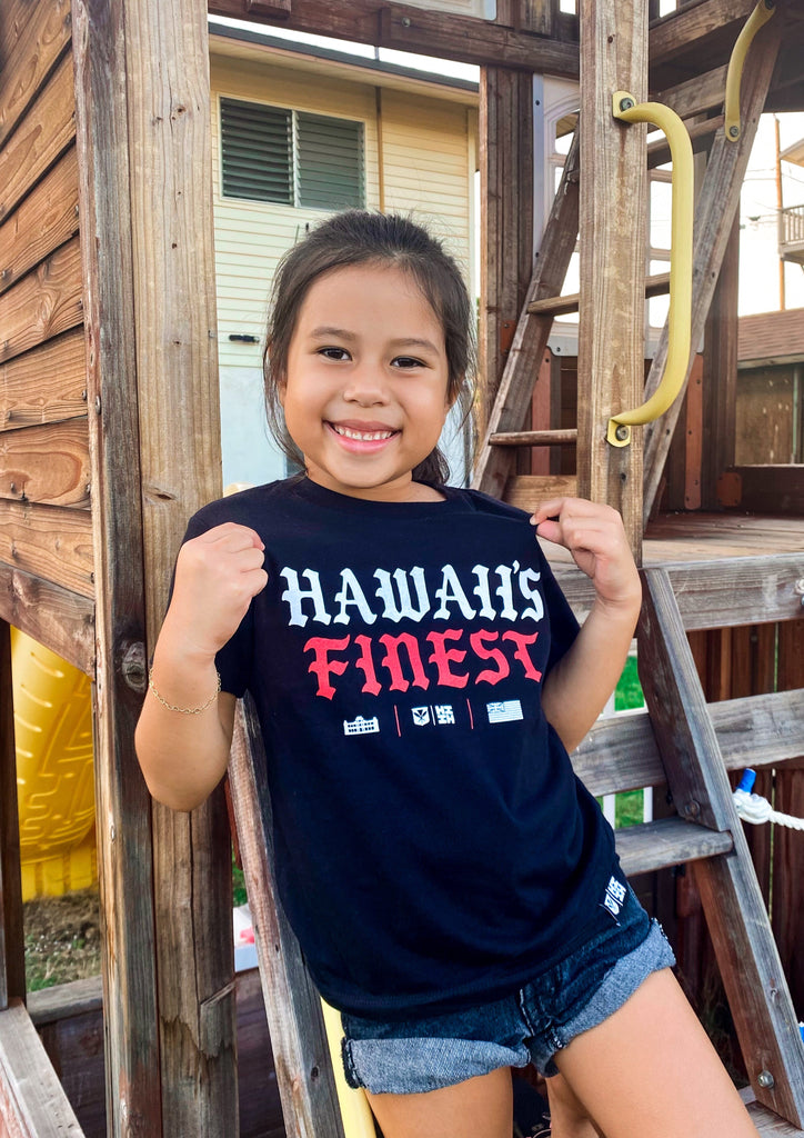 KEIKI OG RED T-SHIRT Shirts Hawaii's Finest XX-SMALL 