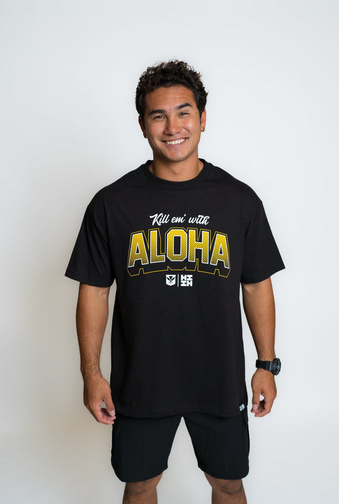 KILL EM YELLOW T-SHIRT Shirts Hawaii's Finest 