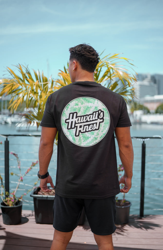LEI CIRCLE MINT T-SHIRT Shirts Hawaii's Finest MEDIUM 