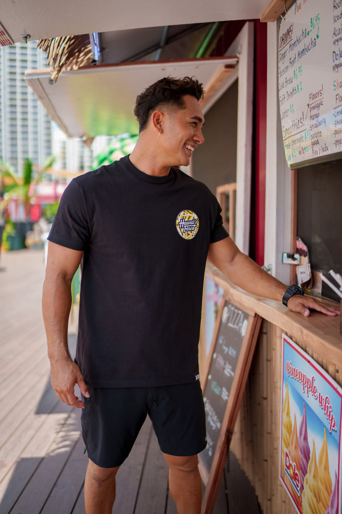 LEI CIRCLE YELLOW T-SHIRT Shirts Hawaii's Finest 