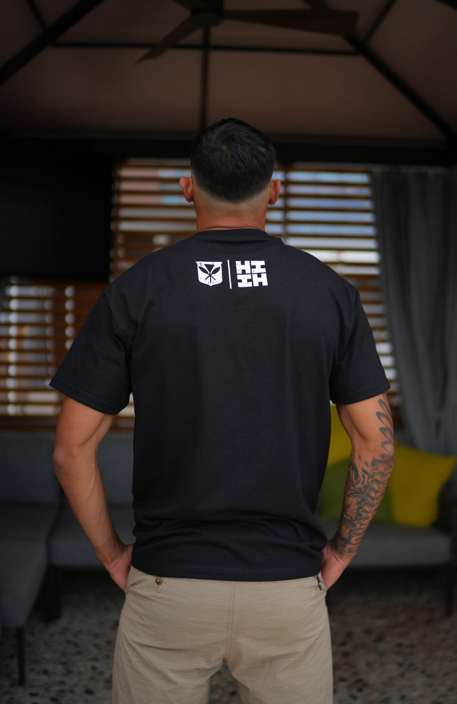 MAILE LEI BLACK T-SHIRT Shirts Hawaii's Finest 