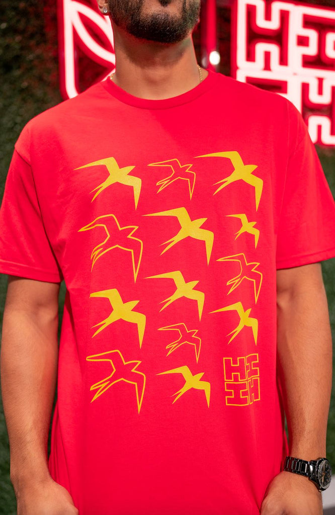 MANU RED & YELLOW T-SHIRT Shirts Hawaii's Finest 