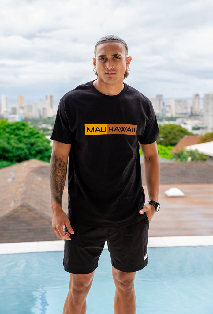 MAU BLOCK COFFEE T-SHIRT Shirts Mau Hawaii MEDIUM 