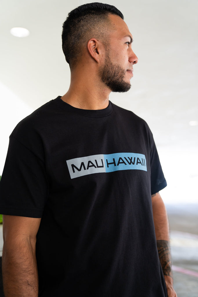 MAU BLOCK SLATE T-SHIRT Shirts Mau Hawaii 