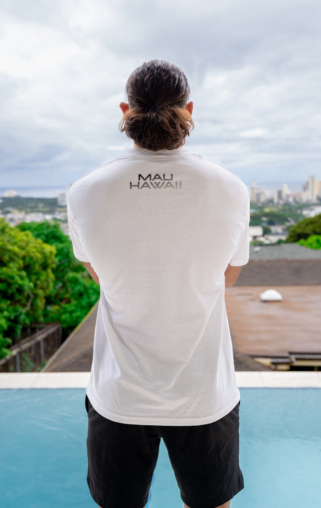 MAU FADE GRAYSCALE T-SHIRT Shirts Mau Hawaii 