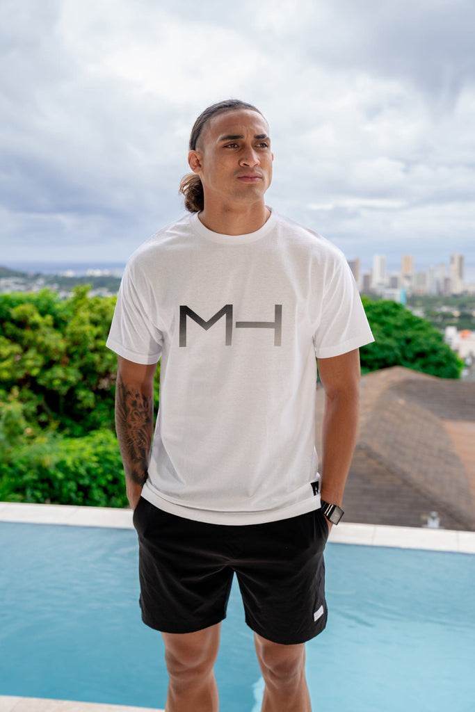 MAU FADE GRAYSCALE T-SHIRT Shirts Mau Hawaii MEDIUM 
